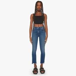 MOTHER The Insider Crop Step Fray SIZE 24